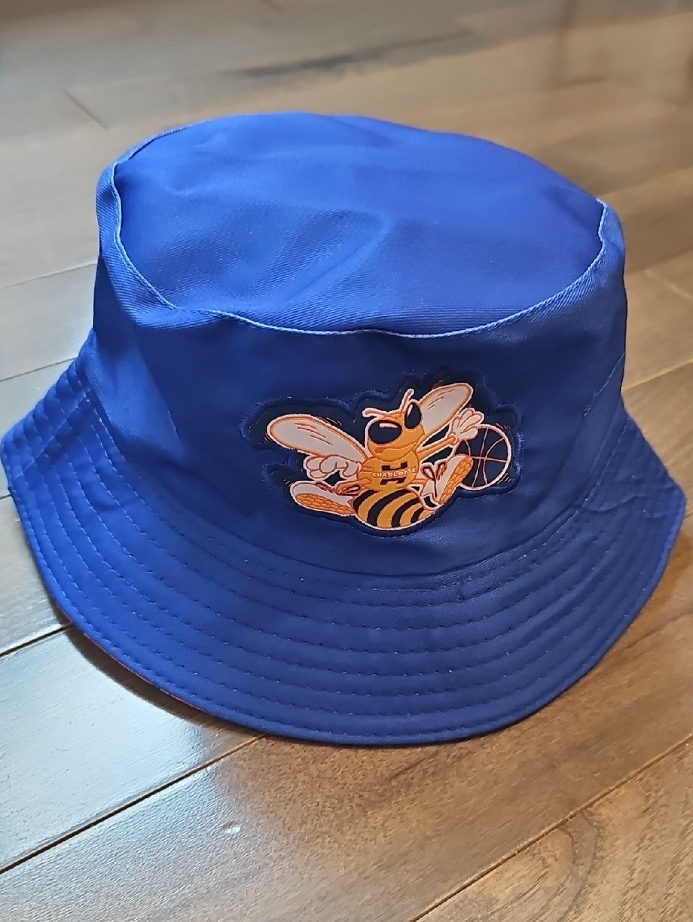 Charlotte Hornets Reversable Blue/Orange Bucket Hat, NWOT, NBA Official Gear